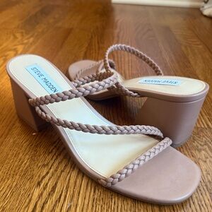 Steve Madden Women's Brown Braided Heels